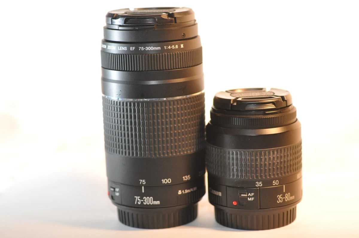 Canon/キヤノン】子⑤28//CANON EF 75-300mm/35-80mm/90-300mm/35