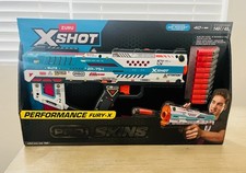 ZURU X Shot Pro Skins Performance Fury-X Dart Blaster Gun Set 40 Darts - NEW