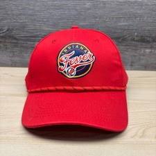Indiana Fever Hat Cap Strap Back Red Rope Logo WNBA Womens Basketball Adjustable