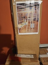 Ikea Single solid pine Loft Bed still boxed never used but some damage to box