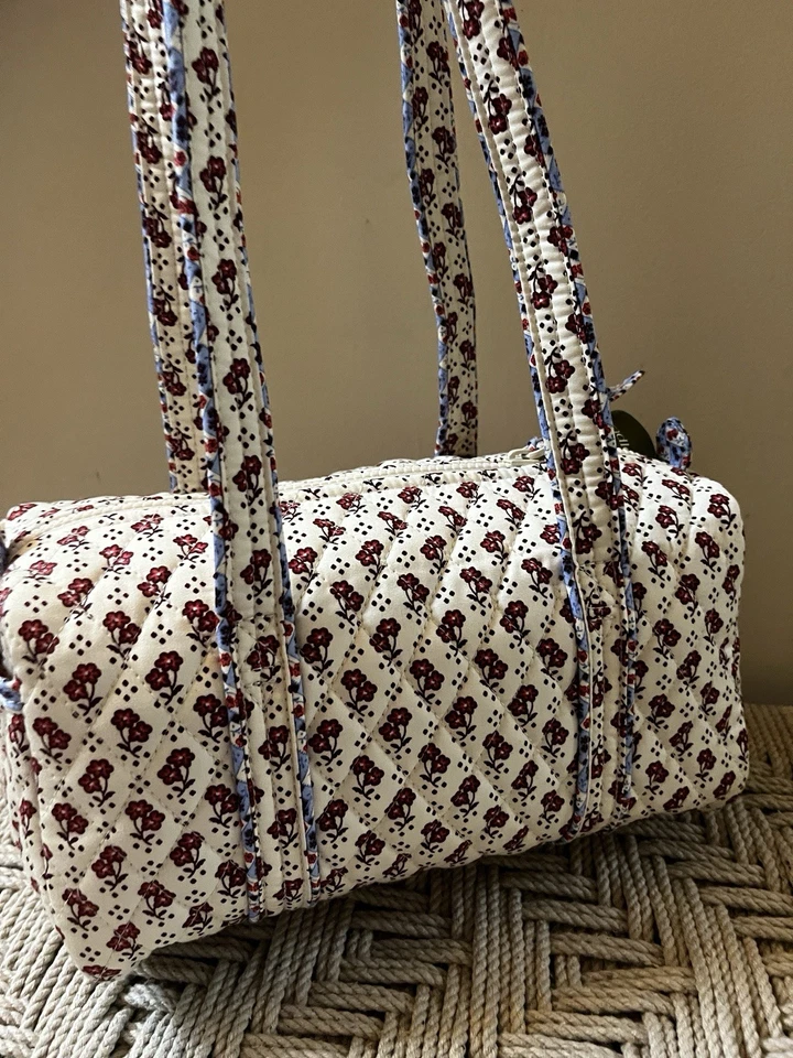 Vera Bradley 100 Bolso de Mano Bolso de Hombro Cartera Rachel Ditsy Marfil Floral Nuevo con Etiquetas Foto 4 de 4