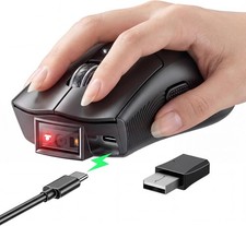 2-in-1 Design Mouse Scanner: Wireless Portable USB Barcode Scanner 155