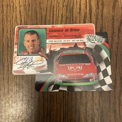 2002 Press Pass Trackside License to Drive #22 Jeremy Mayfield, cd1
