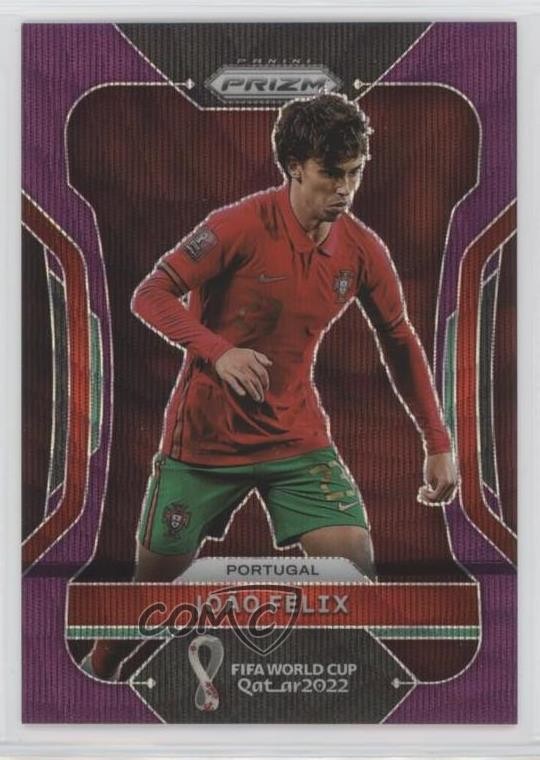 2022 Panini Prizm World Cup Qatar Purple Wave Prizm 9/99 Joao Felix #179 4z8