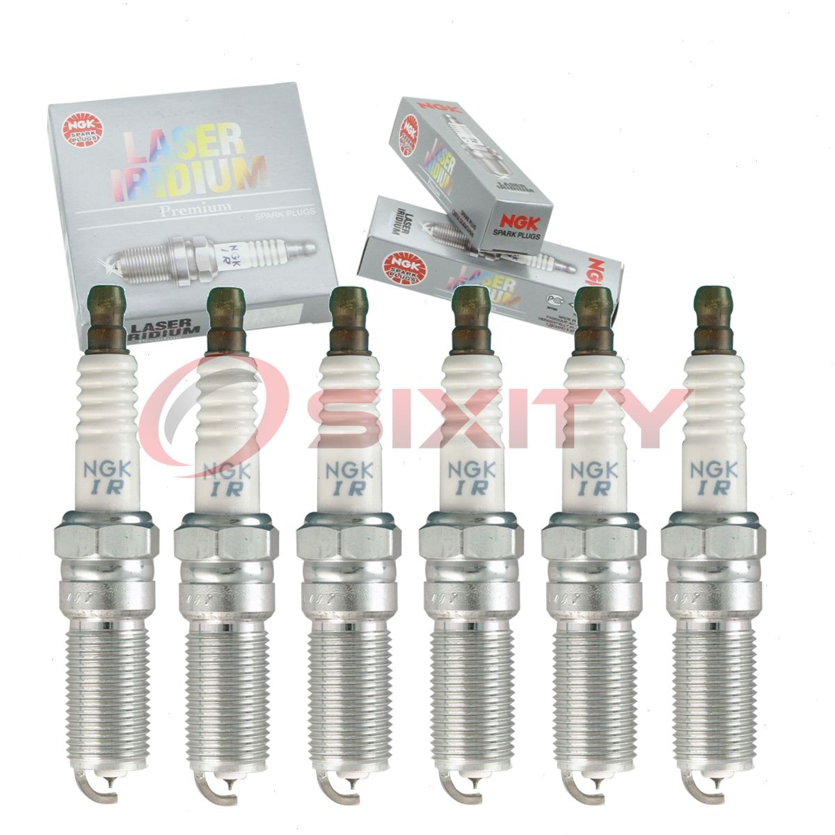 6 pc NGK 90543 ILTR7E9 Laser Iridium Spark Plugs for 41-147 12642791 xn