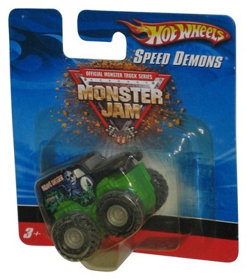 Monster Jam Speed Demons Hot Wheels (2007) Grave Digger Mini Motor Grün Schwarz