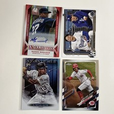 2013-2025 Baseball 4 Card Lot Rosario Auto Serial Numbered RC Ohtani Hayes India