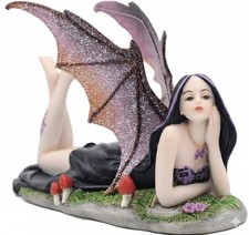 Comfy Hour Fairyland Collection 6 Dark Fairy Witch Spirit Forest Lying On Grass