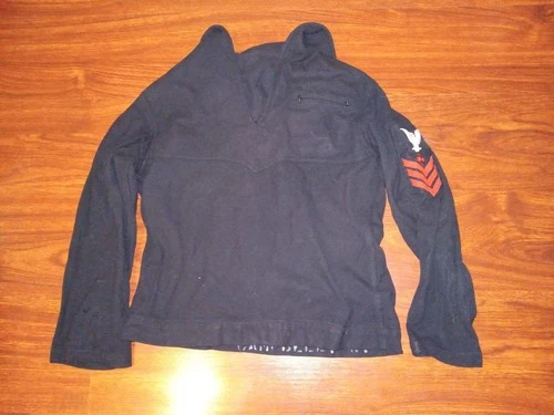 Vintage WW2 Hospital Corps Pharmacist Mate HM US Military Navy Uniform Shirt