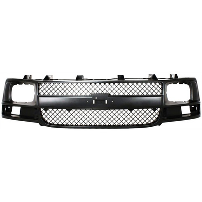 #ad #ad Grille Assembly For 2003 2017 Chevrolet Express 2500 3500 Black Plastic $160.74