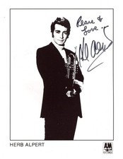 MUSICIAN Herb Alpert autograph, signed photo