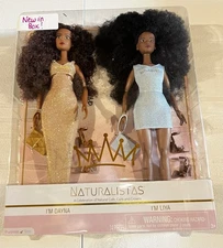 NIB Naturalistas Fashion Dolls Liya & Dayna Complete Set  Be Proud of Your Crown