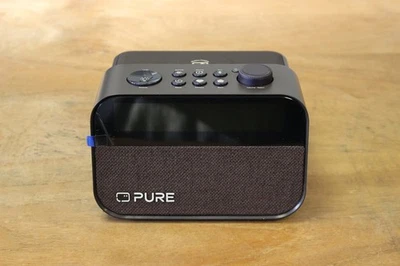 Pure Moment Charge Coffee Black - Radiowecker mit Nachtlicht / Nachtlicht / DAB+