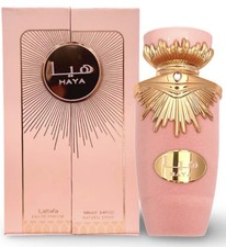 LATTAFA HAYA EAU DE PARFUM SPRAY FOR WOMEN 3.4 Oz / 100 ml BRAND NEW ITEM