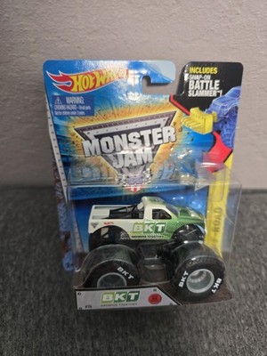 Hot Wheels Monster Jam BKT Monster Truck Toy With Battle Slammer Rare #74