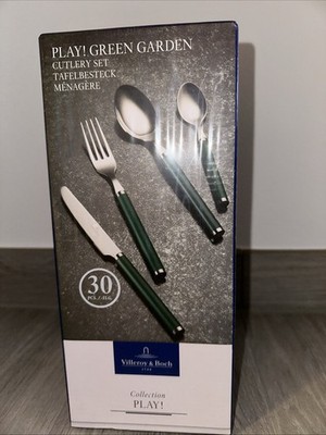 Villeroy&Boch Play! Tafelbesteck 30-teilig für 6 Personen Green Garden