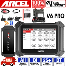 ANCEL V6 PRO OBD2 Car Bi-Directional Diagnostic Tool All System Scanner DPF ABS