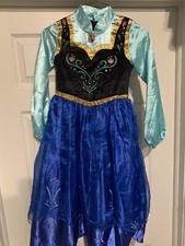 Disney Store Anna Frozen Disfraz de Viaje Niño Talla Mediana 7/8 Sin Capa V2