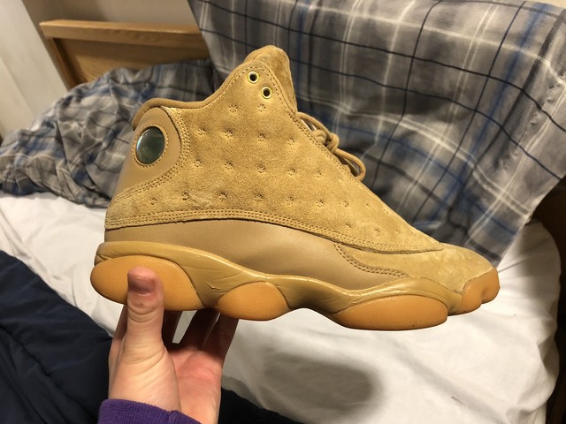 jordan retro 13 wheat men's shoe