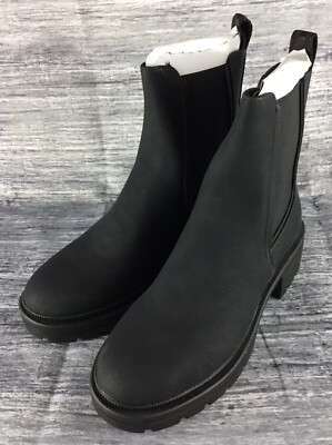 Rocket Dog Iggie Santee Black Chelsea Boots Women's 8M Ankle Booties New! 