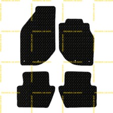 FITS VOLVO 850 1992 TO 1997 TAILORED BLACK RUBBER CAR FLOOR MATS SET (4 CLIPS)