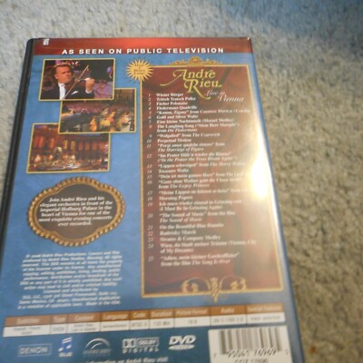 Andre Rieu: Live in Vienna (DVD) Andre Rieu 795041769695| eBay