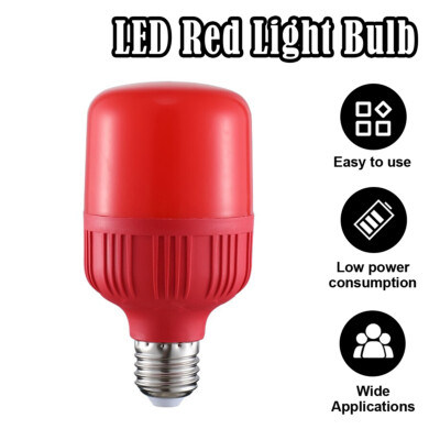 E27 Led Light Bulb Red Lantern Lamp Energy-saving High Plastic 5w-20w 220v Bar