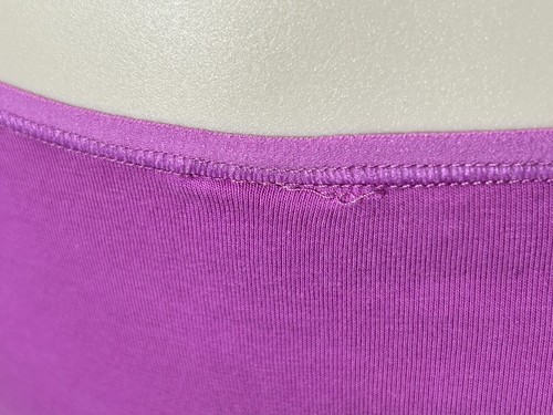 Calvin Klein Thong Underwear XS Cotton Blend Panty Purple 1 Pair Womens QD3643 - Picture 4 of 10