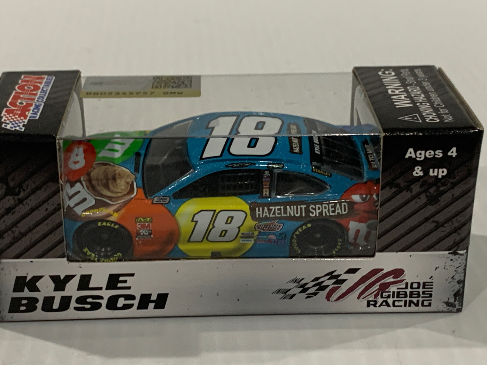 2019  #18 Kyle Busch  M&M’s Hazelnut Spread nascar 1/64