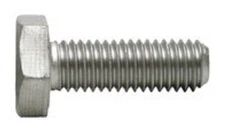 M10-1.25 x 40mm Hex Bolt (8 pcs) Zinc Full Fine Thread Class 8.8 10 mm x 40 mm