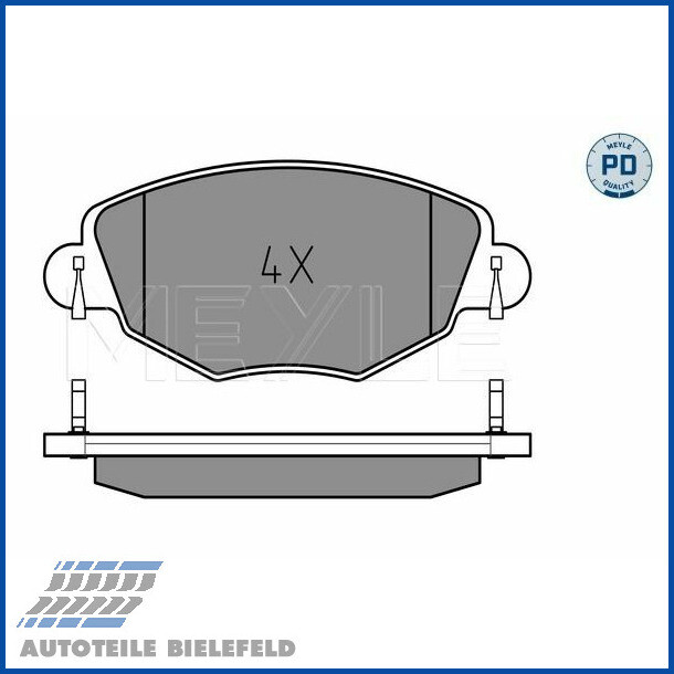 NEU - MEYLE 0252327918/PD Bremsbelagsatz, Scheibenbremse für FORD 