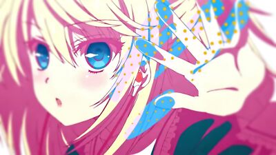 Anime girls absolute duo bristol lilith face hands playmat gaming mat
