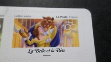 DISNEY FRANCE 2023 timbre AUTOADHESIF LA BELLE ET LA BETE neuf** MNH