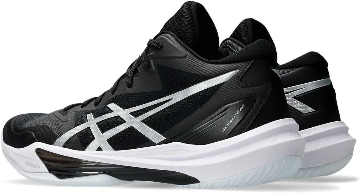 ASICS Volleyball Shoes SKY ELITE FF MT 3 Black Silver ASICS Volleyball Shoes SKY ELITE FF MT 3 Black Silver