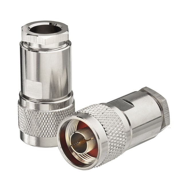 50Pack N Type Male Clamp Connector for LMR400 KSR400 RG8 RG225