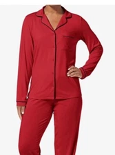 Tommy John Women’s Long Sleeve Top and Pant Pajama Set Size Medium
