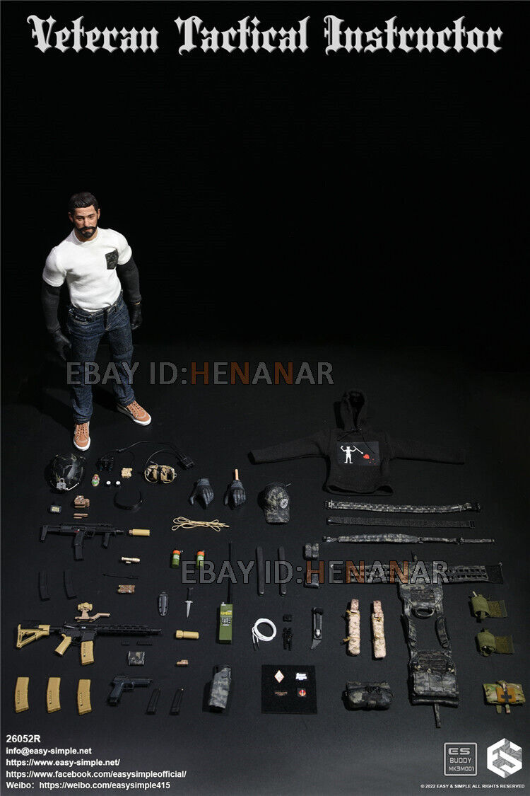 Easy&Simple 26052R 1/6 GBRS Veteran Tactical Instructor Easy&Simple 26052R 1/6 GBRS Veteran Tactical Instructor