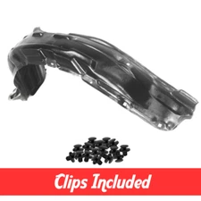 Front Driver Side Fender Liner w/ Clips For 2003-2008 Toyota Corolla TO1248119