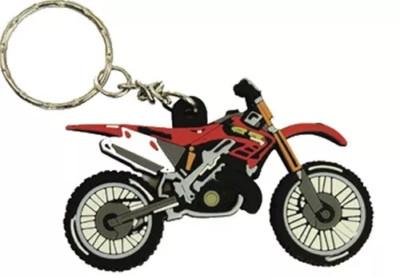 Open Box BikeTek Rubber Key Chain Honda CR250