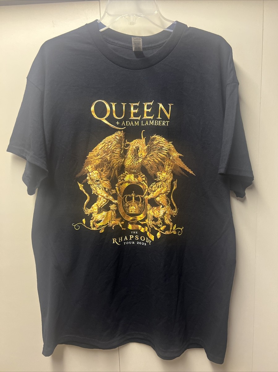 QUEEN + ADAM LAMBERT The Rhapsody Concert Tour T-Shirt XL 2 sided
