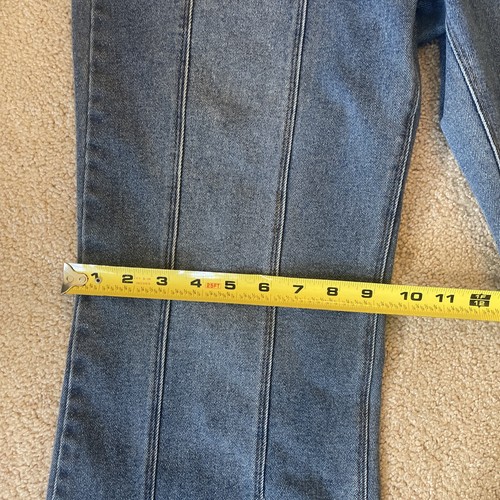 Jeans 151 One5One svasati curvy elasticizzati vita media donna taglia 14W pantaloni denim blu - Foto 8 di 11