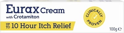 Eurax Itch Relief Cream 100g, Help Stop Itching Fast, Lasts Upto 10h for Relief