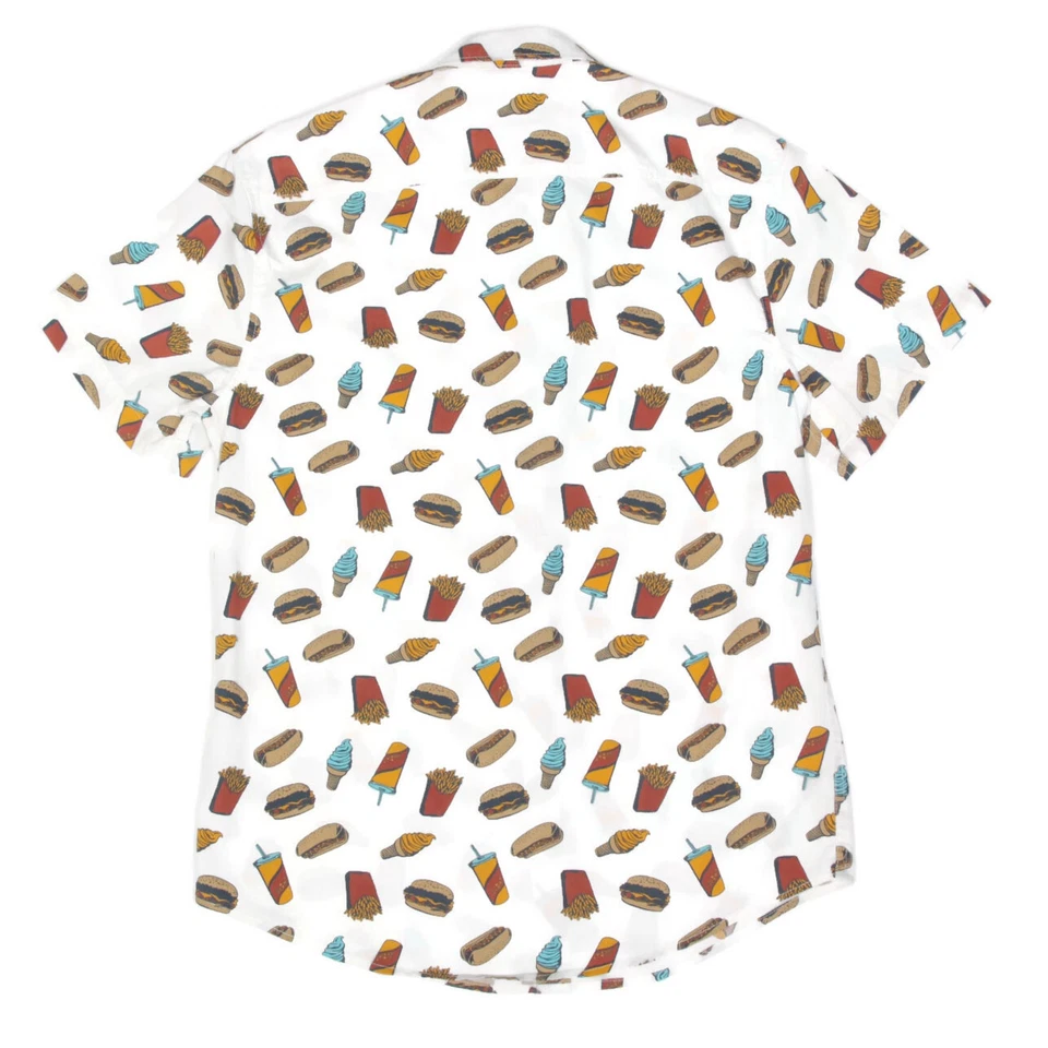 RETROFIT Fast Food Burger Soda Soft Serve Short Sleeve Mens Shirt size Small 184 - Image 3 of 4