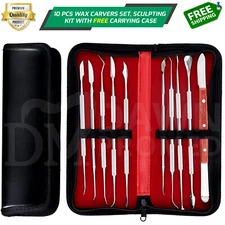 10 Pcs Carving Spatula Modeling Kit & Metal Clay Pottery Sculpting Tool Set