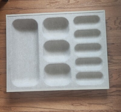 IKEA  PAX Komplement 17 1/4 x 22''  storage  9 Compartments felt beige 901.393.33