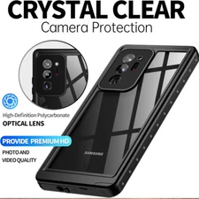 For Samsung Galaxy Note20 Ultra Waterproof Built in Screen Protector Body Case