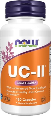 NOW Foods UC-II Joint Health Undenatured TypeII Collagen 120 Capsules