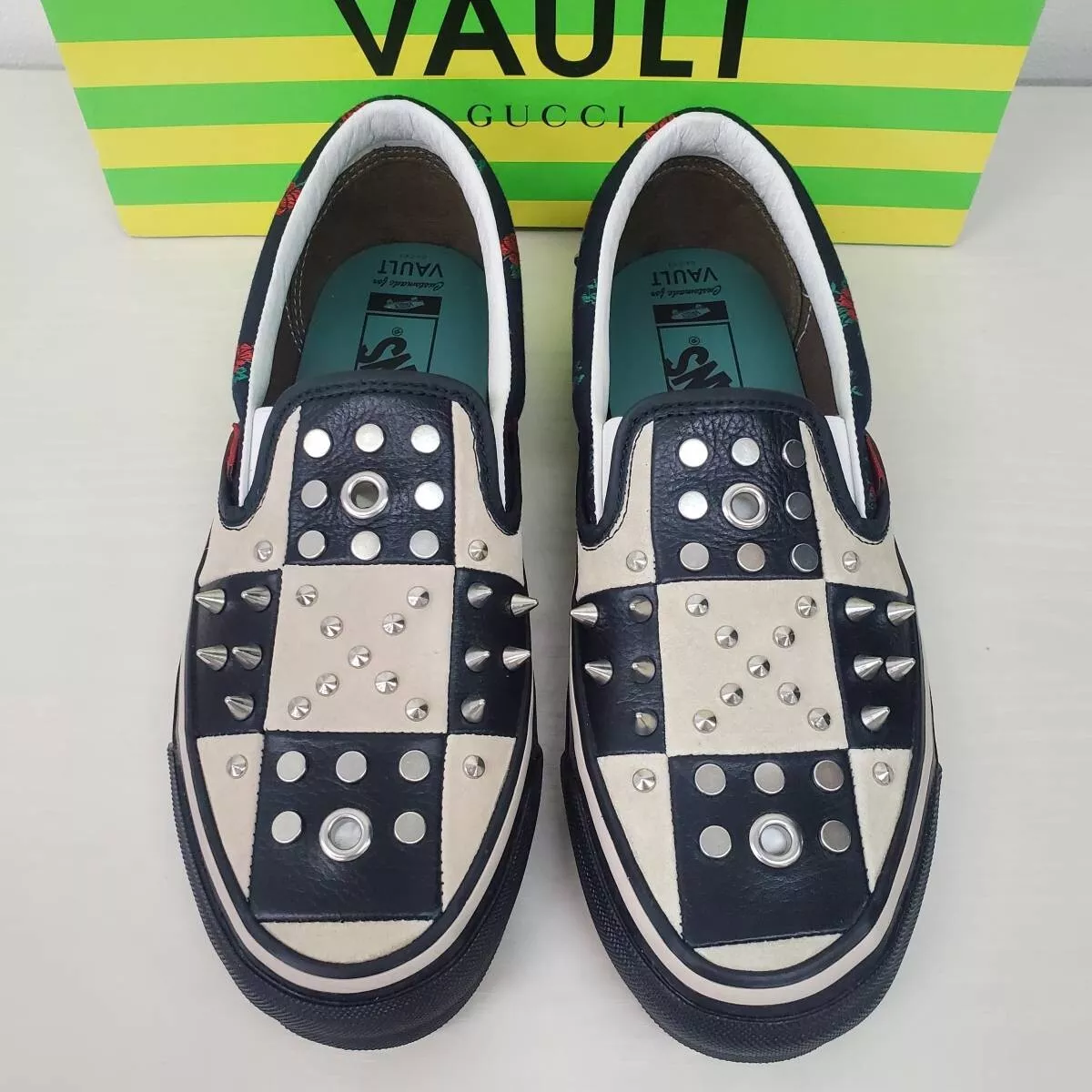 Gucci Vault × VANS Collection slip-on US9 27cm Black Hankyu in Japan only