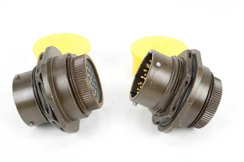Lote de 10 Souriau ms3114e16-26p CONNN RCPT FMALE 26P ORO TAZA SLD * Stock de nuevo * - Imagen 3 de 5