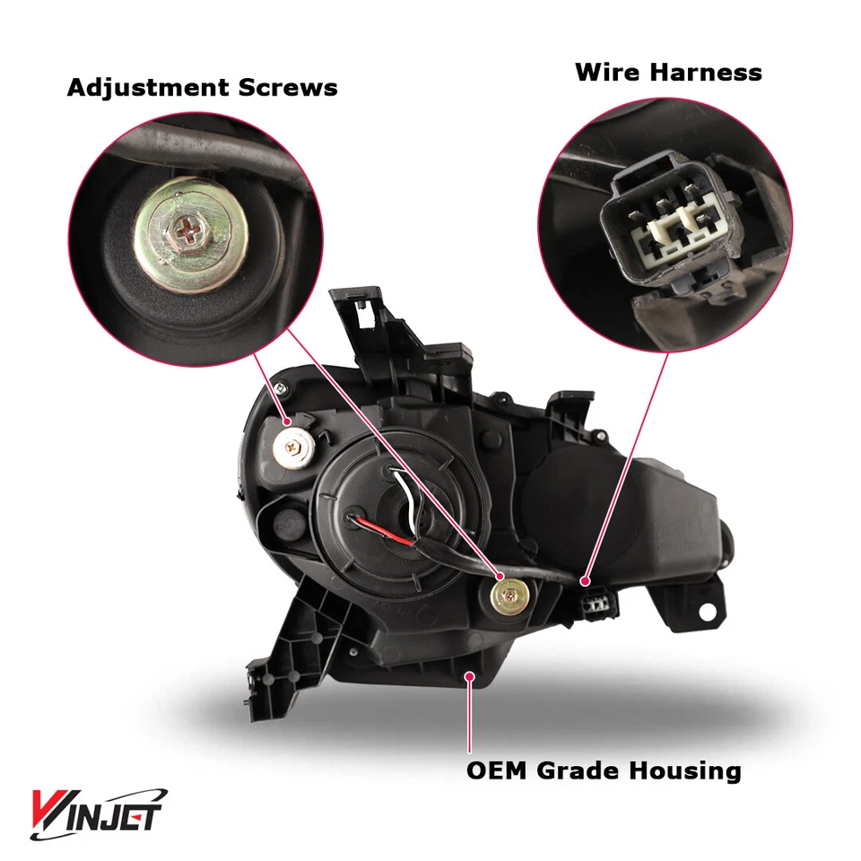 For 13-16 Scion FR-S/Toyota 86/Subaru BRZ Headlights LED DRL Black/Smoke Pairs Foto 3 de 4